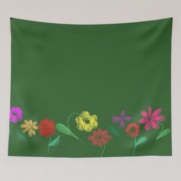 Item preview, Hand drawn flower chalk style designed and sold by sigdesign.