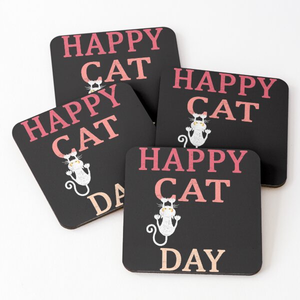 Item preview, HAPPY CAT DAY INTERNATIONAL CAT DAY designed and sold by Andrea Lina.