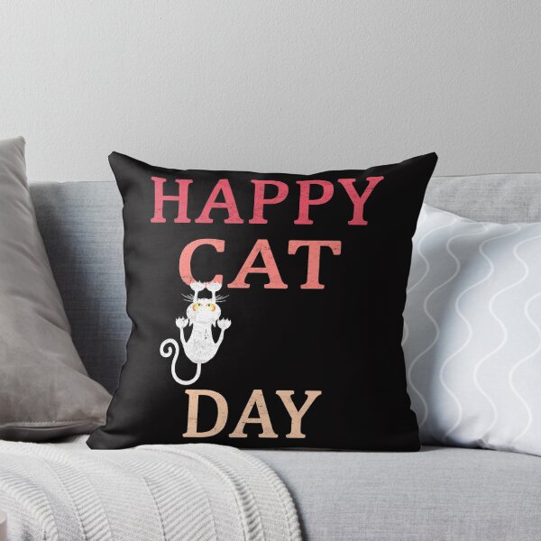 Item preview, HAPPY CAT DAY INTERNATIONAL CAT DAY designed and sold by Andrea Lina.