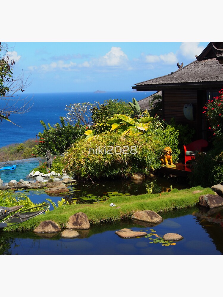 "Britannia Bay House Mustique" Sticker for Sale by niki2028 Redbubble