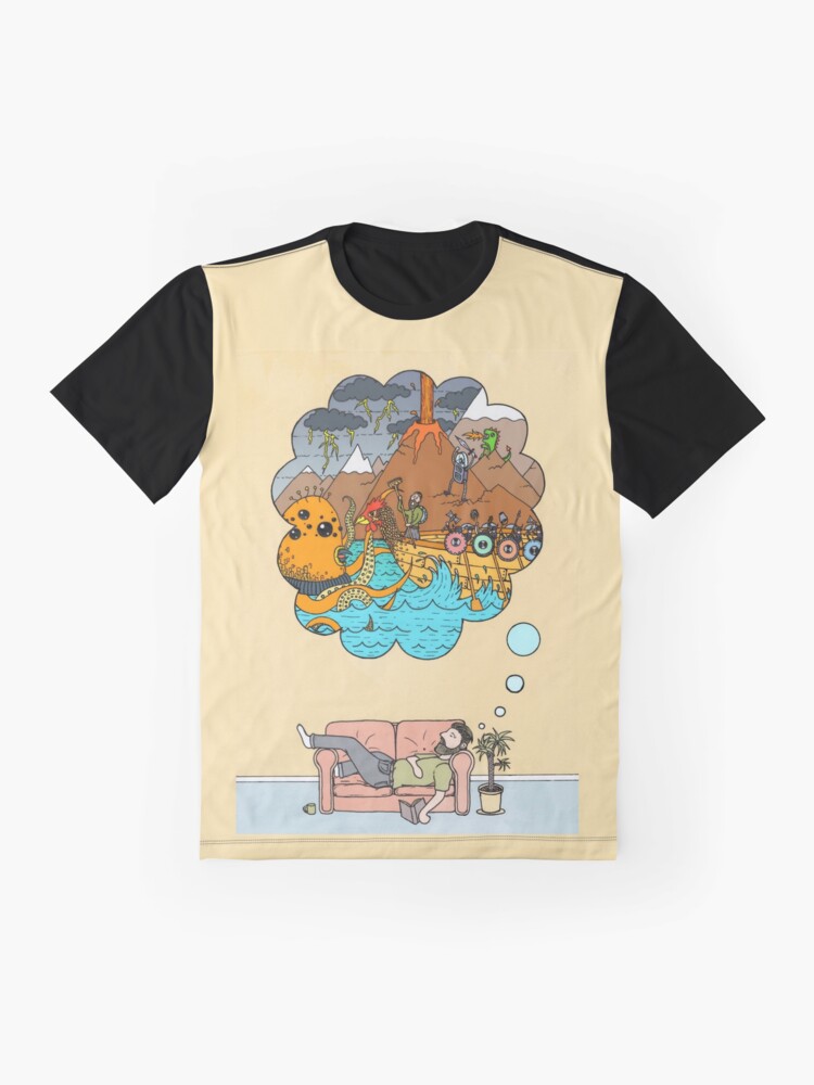 Thumbnail 4 of 5, Graphic T-Shirt, Nap Time designed and sold by JayCougar.