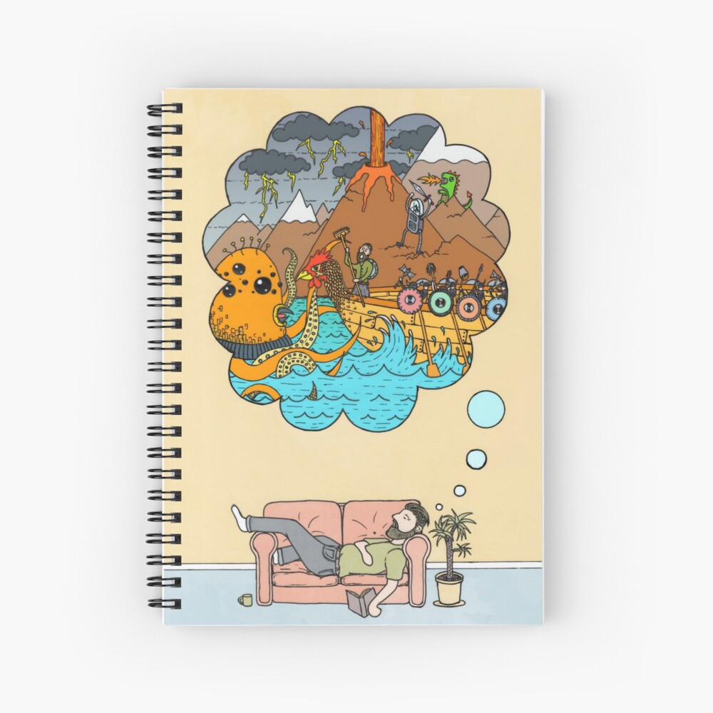 Nap Time Spiral Notebook