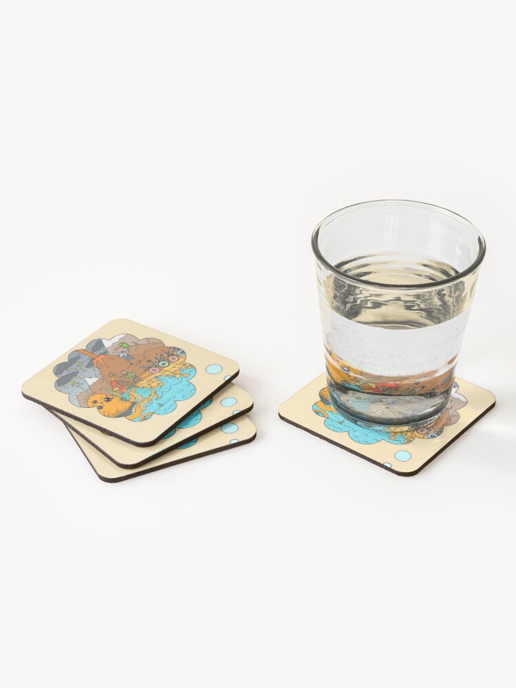 Thumbnail 2 of 5, Coasters (Set of 4), Nap Time designed and sold by JayCougar.
