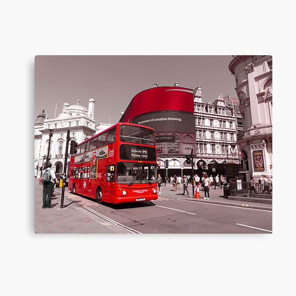 London Bus Canvas Prints Redbubble