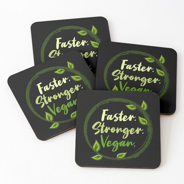 Item preview, Faster Stronger Vegan - Animal Lover Gift designed and sold by biNutz.