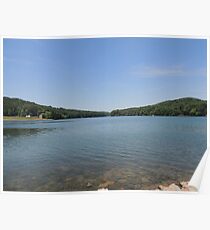 Tranquil Moment at Leesville Lake Poster