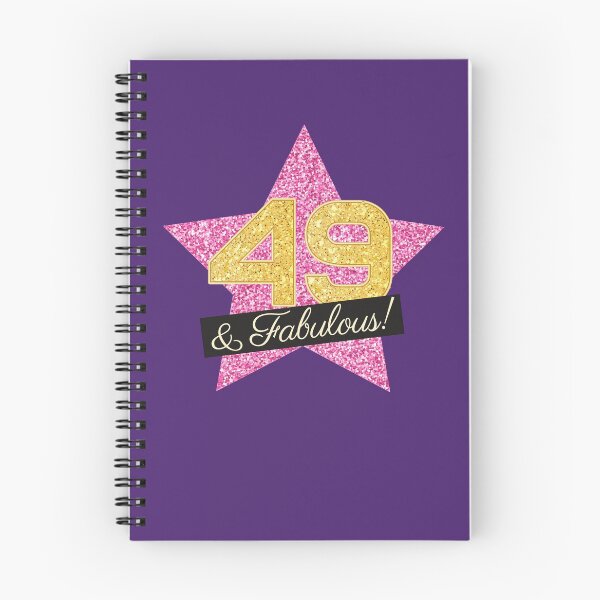 Item preview, 49th Birthday Gifts Women Fabulous - Pink Gold designed and sold by betternotes.