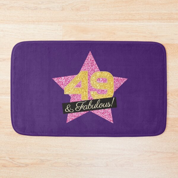 Item preview, 49th Birthday Gifts Women Fabulous - Pink Gold designed and sold by betternotes.