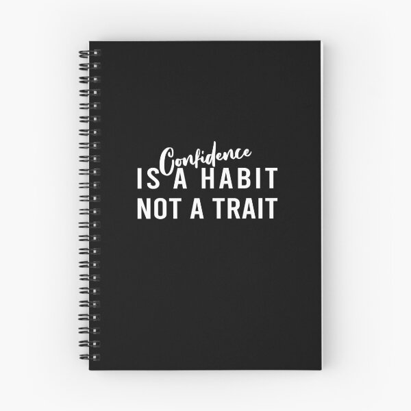 Item preview, confidence is a habit not a trait designed and sold by Art-of-amine.