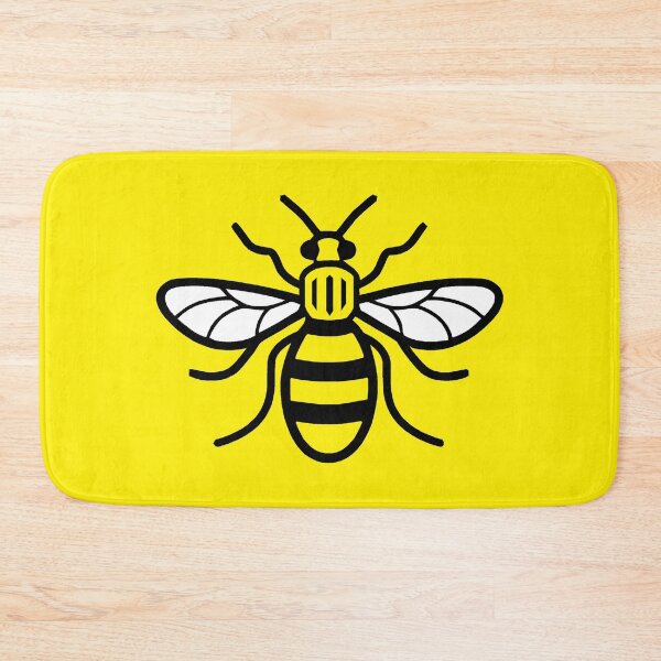 Item preview, Manchester Bee (Yellow) designed and sold by Smiling-sam.