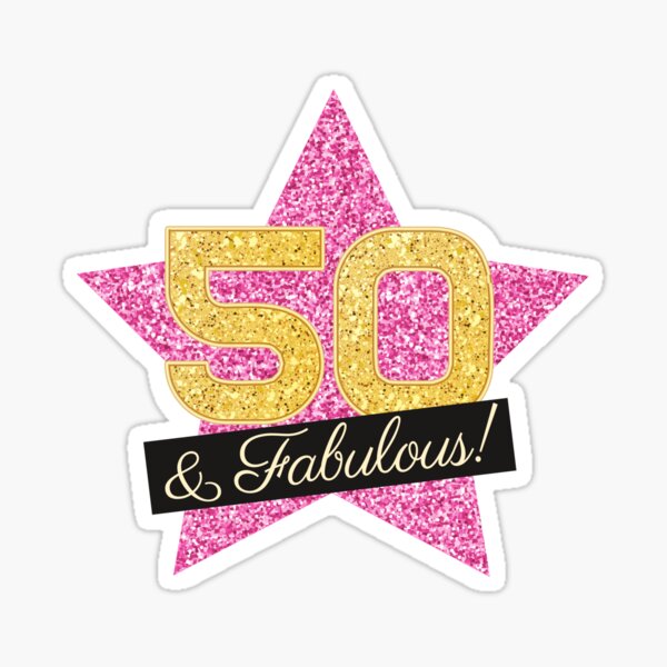 Glitter Rose Gold 50th Birthday Banner Fiftylicious Banner, Women 50 Year  Old Birthday Party Decorations, 50th Anniversary Party Supplies 50th  Birthday Milestone Decorations 