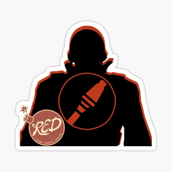 RED Soldier Salute Sticker for Sale by AntlerGrave