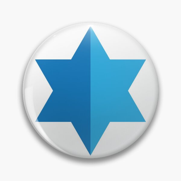 Item preview, Blue Geometric shapes Triangle star of david  designed and sold by sigdesign.