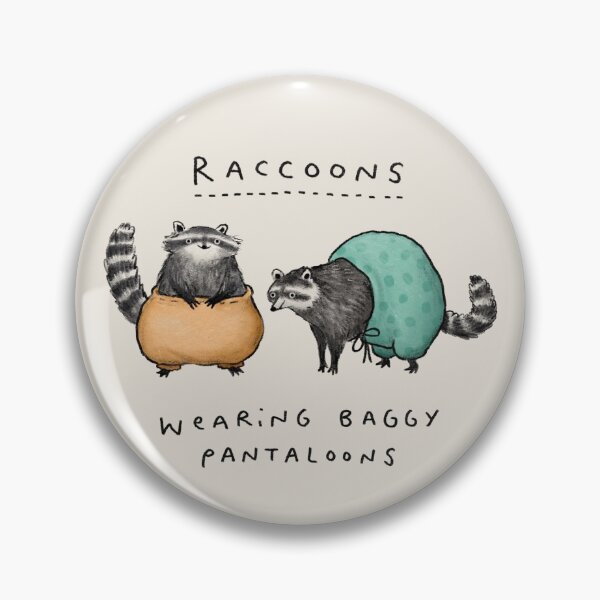 Item preview, Raccoons Wearing Baggy Pantaloons designed and sold by SophieCorrigan.