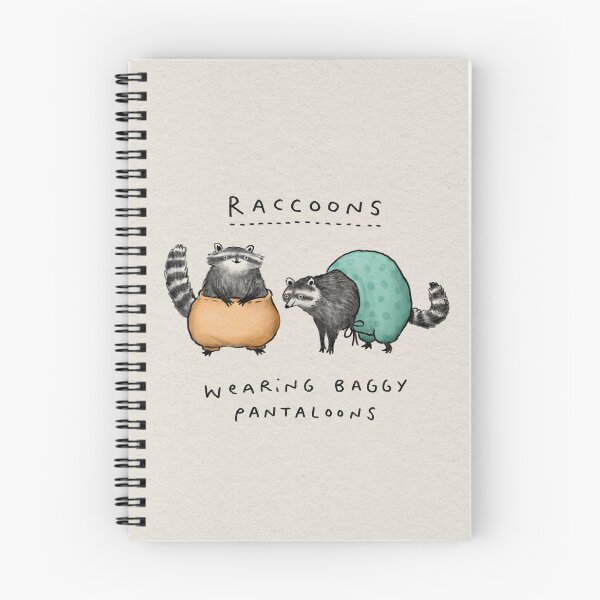Item preview, Raccoons Wearing Baggy Pantaloons designed and sold by SophieCorrigan.