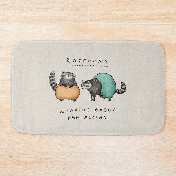 Item preview, Raccoons Wearing Baggy Pantaloons designed and sold by SophieCorrigan.