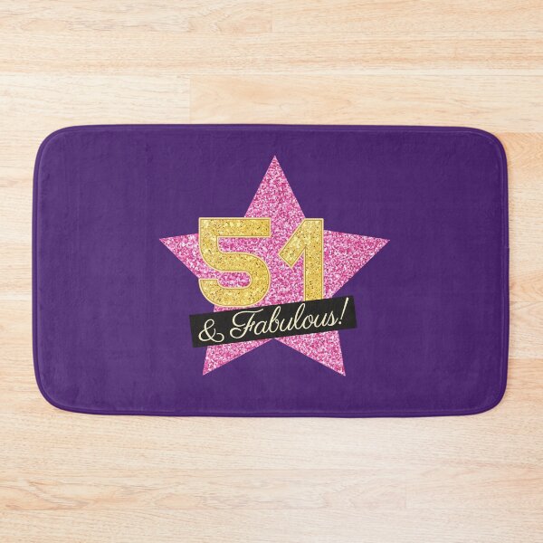 Item preview, 51st Birthday Gifts Women Fabulous - Pink Gold designed and sold by betternotes.