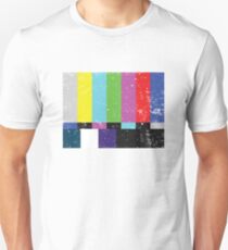 TV test Lines (Half t-shirt 02) Unisex T-Shirt