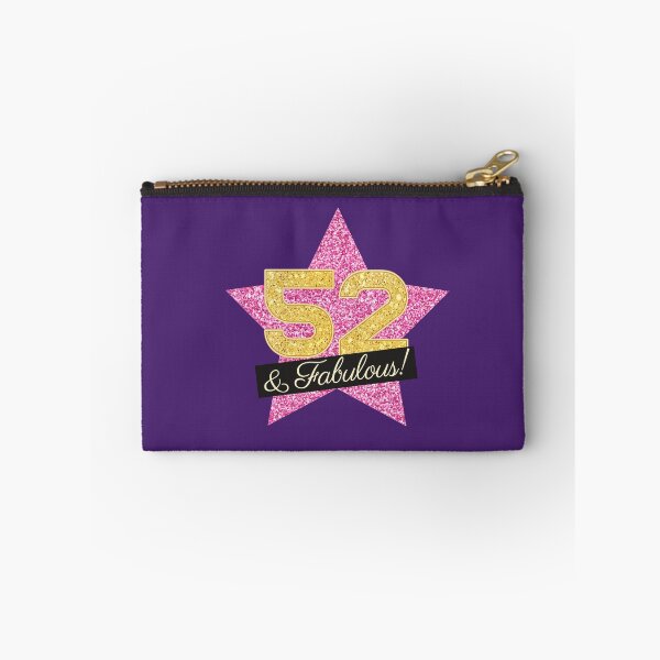 Item preview, 52nd Birthday Gifts Women Fabulous - Pink Gold designed and sold by betternotes.