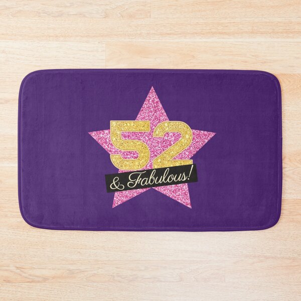 Item preview, 52nd Birthday Gifts Women Fabulous - Pink Gold designed and sold by betternotes.