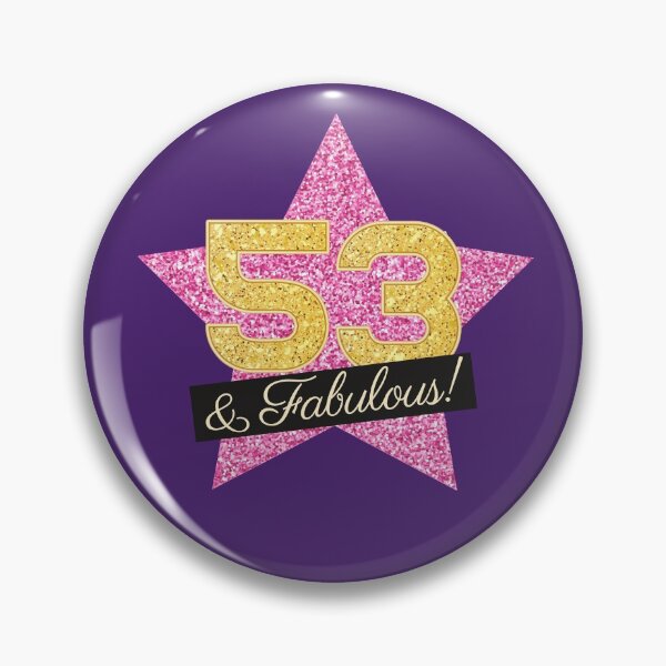 Item preview, 53rd Birthday Gifts Women Fabulous - Pink Gold designed and sold by betternotes.