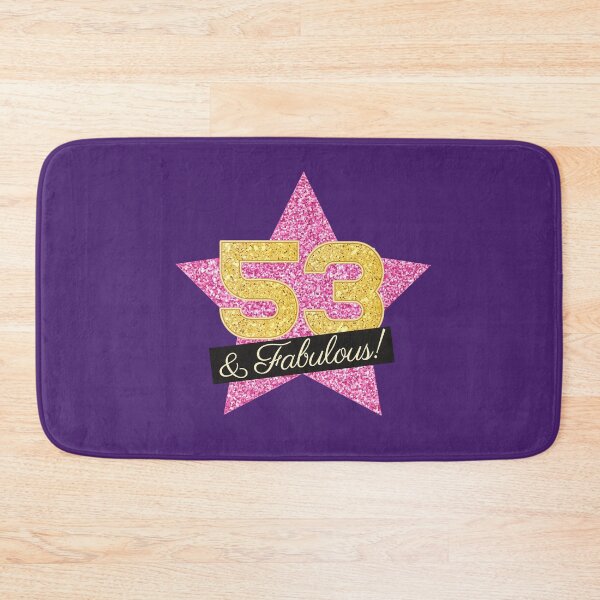 Item preview, 53rd Birthday Gifts Women Fabulous - Pink Gold designed and sold by betternotes.