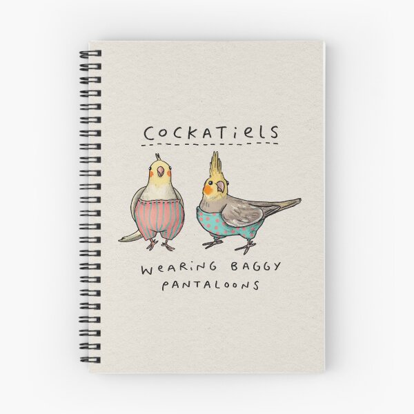 Item preview, Cockatiels Wearing Baggy Pantaloons designed and sold by SophieCorrigan.