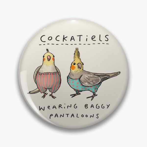 Item preview, Cockatiels Wearing Baggy Pantaloons designed and sold by SophieCorrigan.