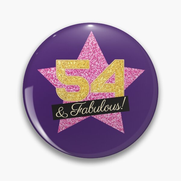 Item preview, 54th Birthday Gifts Women Fabulous - Pink Gold designed and sold by betternotes.