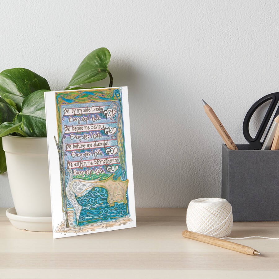 Be By My Side Art Board Print
