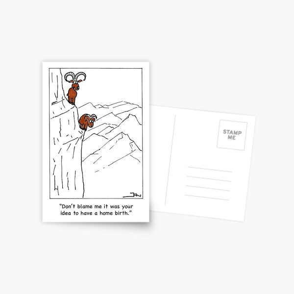 MOUNTAIN GOATS. Postcard