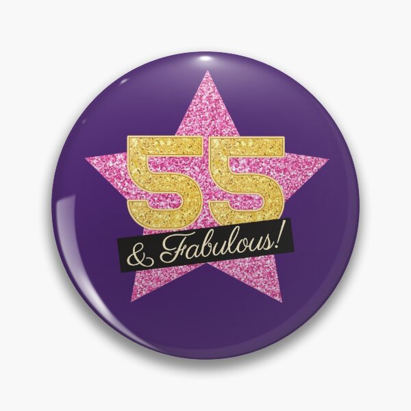 Item preview, 55th Birthday Gifts Women Fabulous - Pink Gold designed and sold by betternotes.