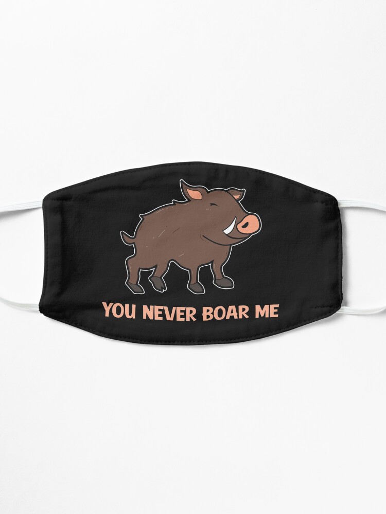 "Wildschwein Wildsau Spruch Lustig" Maske von Imutobi Redbubble