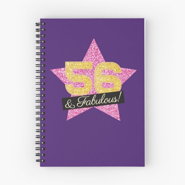 Item preview, 56th Birthday Gifts Women Fabulous - Pink Gold designed and sold by betternotes.
