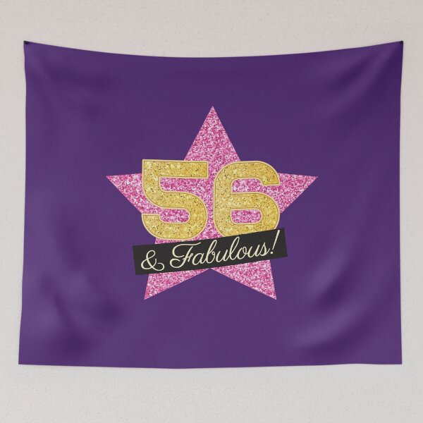 Item preview, 56th Birthday Gifts Women Fabulous - Pink Gold designed and sold by betternotes.