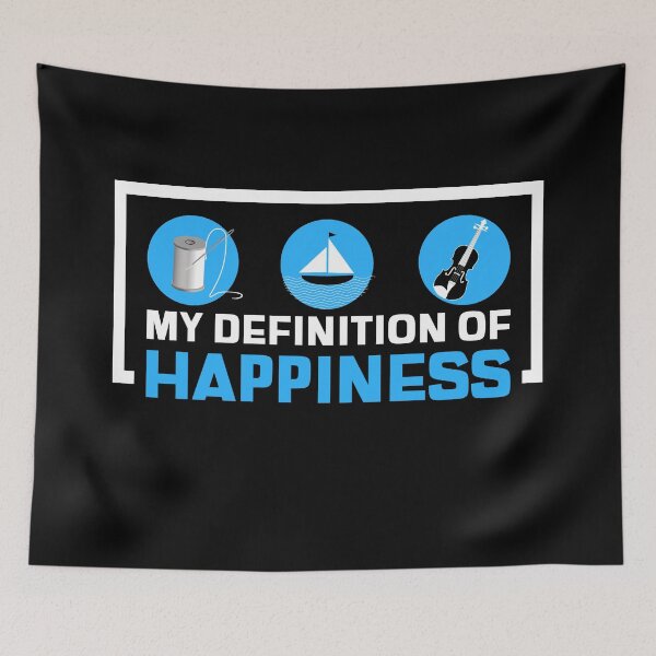Item preview, My Definition of Happiness - Sewing, Sailing and Music. Makes Life Complete designed and sold by MoonsmileProd.