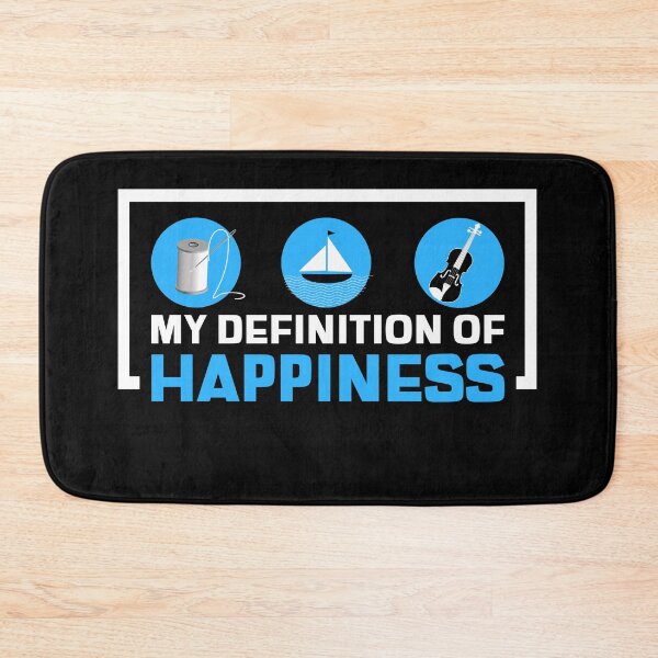 Item preview, My Definition of Happiness - Sewing, Sailing and Music. Makes Life Complete designed and sold by MoonsmileProd.