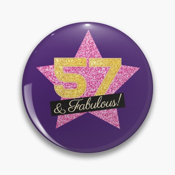 Item preview, 57th Birthday Gifts Women Fabulous - Pink Gold designed and sold by betternotes.