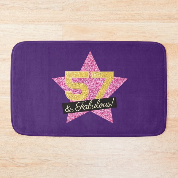 Item preview, 57th Birthday Gifts Women Fabulous - Pink Gold designed and sold by betternotes.