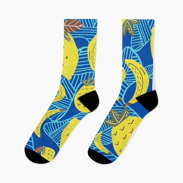 Item preview, Abstract Whimsical Yellow Tropical Fruit Pattern - Spongebob Inspired designed and sold by gimmesometees.