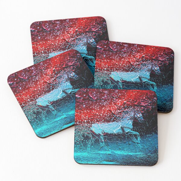 Item preview, horse in nature , colourfull ,complex colours  designed and sold by rashadat.