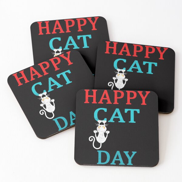Item preview, HAPPY CAT DAY INTERNATIONAL CAT DAY designed and sold by Andrea Lina.
