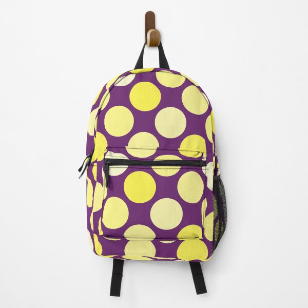 Item preview, Classy Large Yellow Polka Dots on a Luxurious Plum Background designed and sold by SeaStories88.