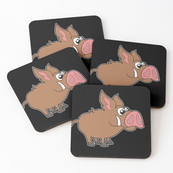 Item preview, Cute wild boar cartoon comic designed and sold by Imutobi.