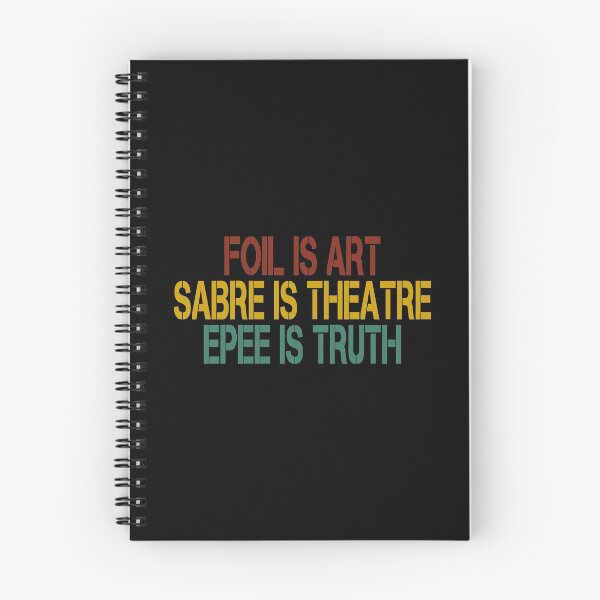 Item preview, Foil Is Art, Sabre Is Theatre, Epee Is Truth / Fencing / funny Fencing / Fencing Gift / Fencing Sport / Fencing Teacher / Fencing Lover Gift vintage style designed and sold by Chamssou.