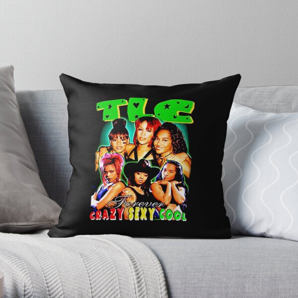 TLC Forever Crazy Sexy Cool, TLC Gift For Fans, Gift T-Shirt For Women, Kids, Men, Halloween day, Thanksgiving, Chritsmas day Throw Pillow