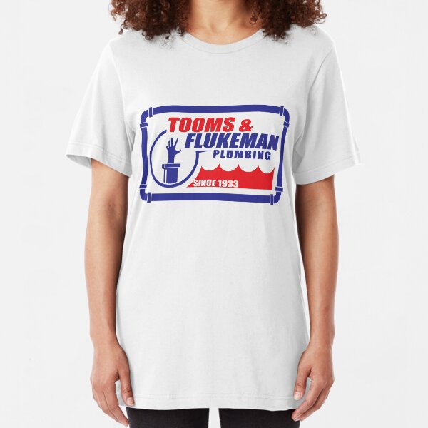 Tooms and Flukeman Plumbing Slim Fit T-Shirt