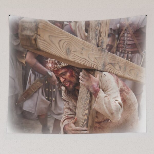 Item preview,  Jesus' sacrifice on the Cross designed and sold by johnnyssandart.
