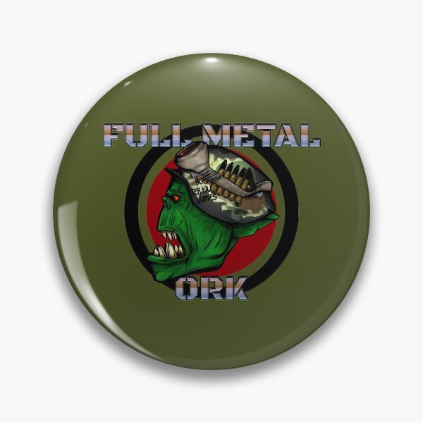 Item preview, Full Metal Ork! designed and sold by SideQuest - Scribbled Chaos!.