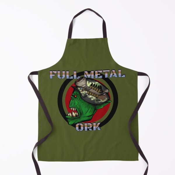 Item preview, Full Metal Ork! designed and sold by SideQuest - Scribbled Chaos!.